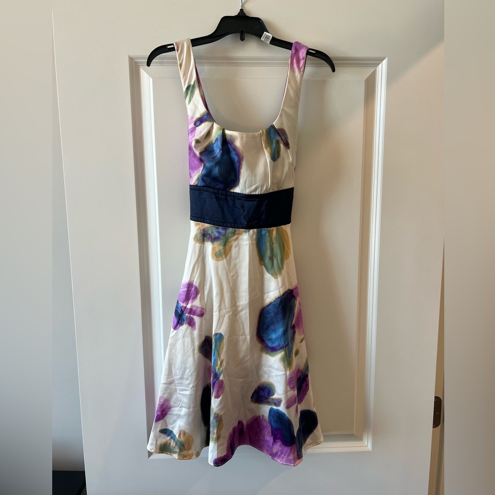 Floral painted dress
